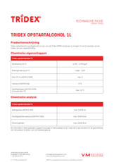 Tridex opstartalcohol 1L - TF